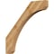 Ekena Millwork 4"W x 38"D x 38"H Legacy Rough Sawn Knee Brace, Western Red Cedar BRC04X38X38LEC00RWR - alternate 1